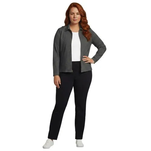 Women's Starfish Zip Front Collared Jacket