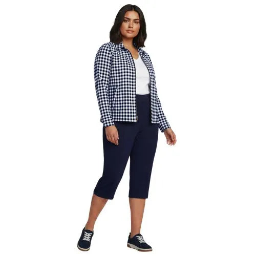 Women's Starfish Zip Front Collared Jacket
