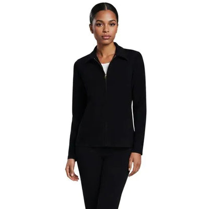 Women's Starfish Zip Front Collared Jacket