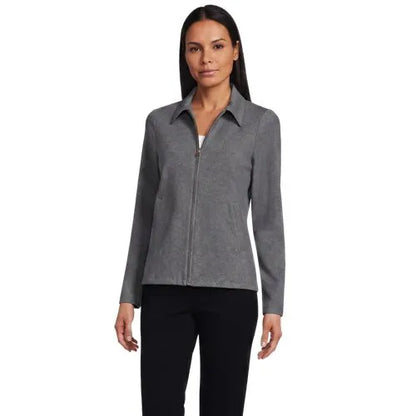 Women's Starfish Zip Front Collared Jacket