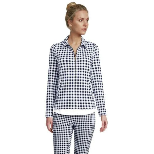 Women's Starfish Zip Front Collared Jacket