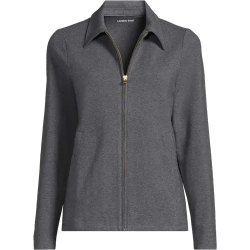 Women's Starfish Zip Front Collared Jacket