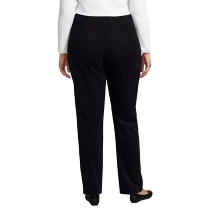 Women's Fine Wale Corduroy High Rise Straight Leg Pants