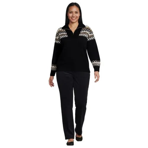 Women's Fine Wale Corduroy High Rise Straight Leg Pants