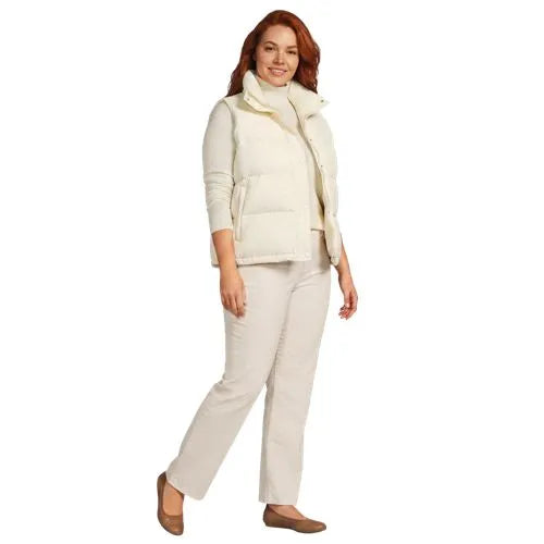 Women's Fine Wale Corduroy High Rise Straight Leg Pants