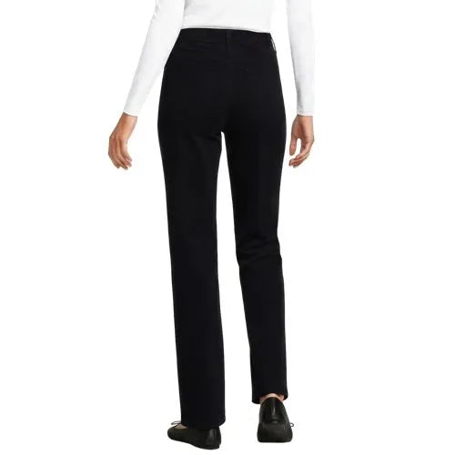 Women's Fine Wale Corduroy High Rise Straight Leg Pants
