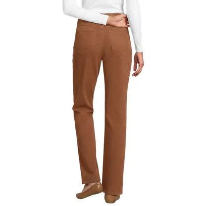 Women's Fine Wale Corduroy High Rise Straight Leg Pants