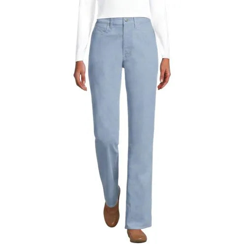 Women's Fine Wale Corduroy High Rise Straight Leg Pants
