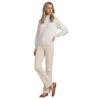 Women's Fine Wale Corduroy High Rise Straight Leg Pants