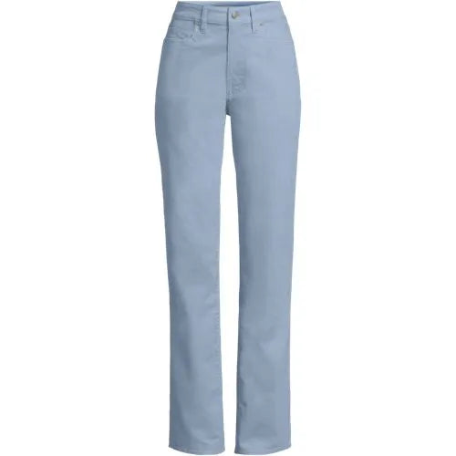 Women's Fine Wale Corduroy High Rise Straight Leg Pants