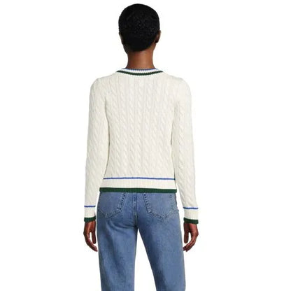 Women's Drifter Cable V-neck Sweater