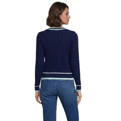Women's Drifter Cable V-neck Sweater