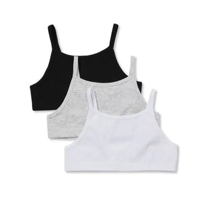Girls Pull On Bra 3 Pack