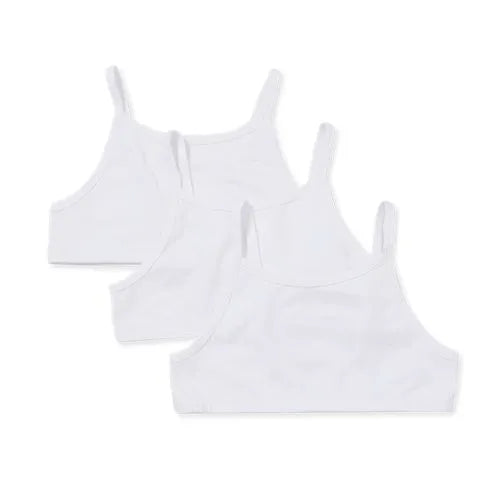 Girls Pull On Bra 3 Pack