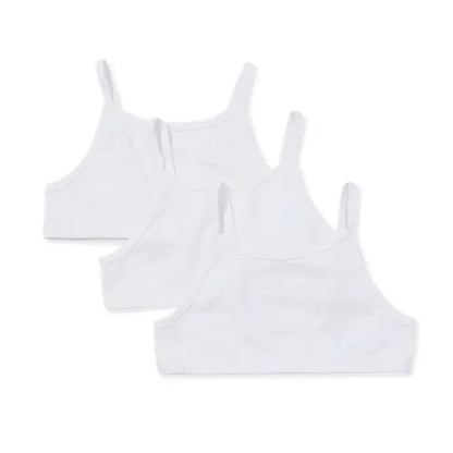 Girls Pull On Bra 3 Pack