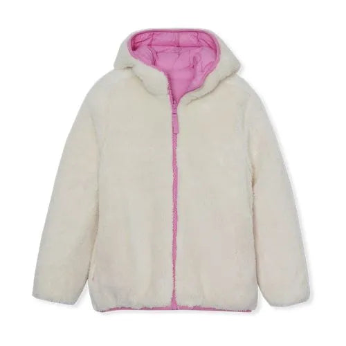 Girls FeatherFree Reversible Hooded Jacket