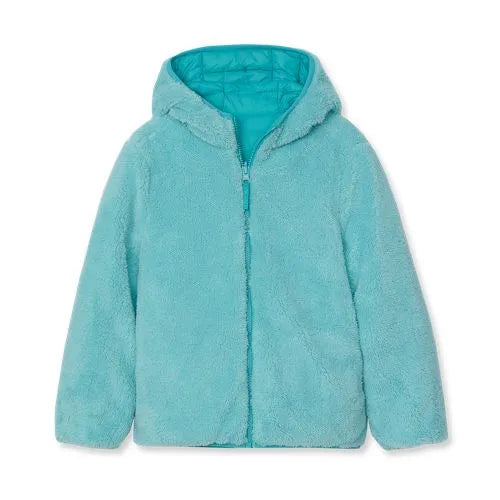 Girls FeatherFree Reversible Hooded Jacket