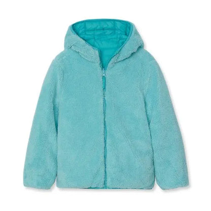 Girls FeatherFree Reversible Hooded Jacket