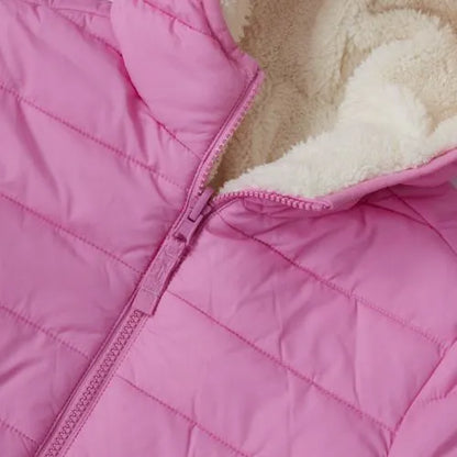 Girls FeatherFree Reversible Hooded Jacket