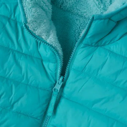 Girls FeatherFree Reversible Hooded Jacket