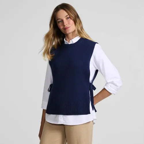 Women's Drifter Side Tie Vest Sweater