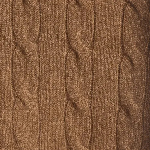 Men's Long Sleeve Cashtouch Cable Crewneck Sweater