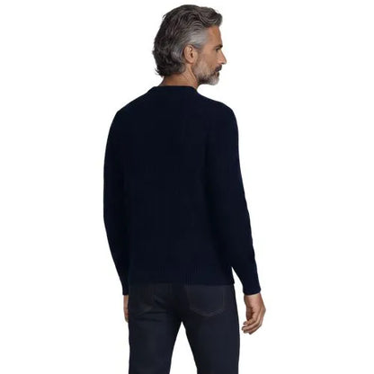 Men's Long Sleeve Cashtouch Cable Crewneck Sweater
