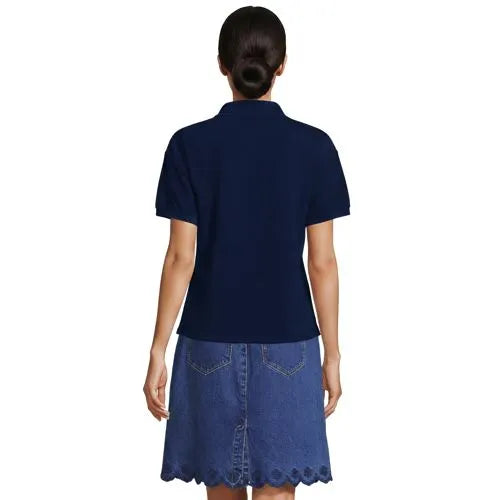 Women's Short Sleeve Pique Boxy Polo