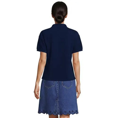 Women's Short Sleeve Pique Boxy Polo