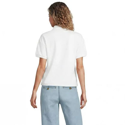 Women's Short Sleeve Pique Boxy Polo