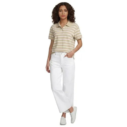 Women's Short Sleeve Pique Boxy Polo