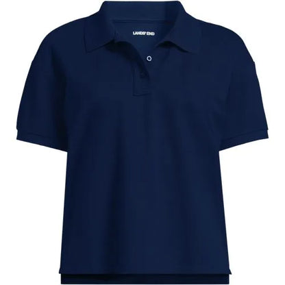 Women's Short Sleeve Pique Boxy Polo