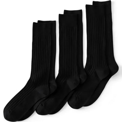 Men's Dress Rib Trouser Socks 3 Pack
