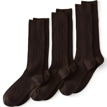 Men's Dress Rib Trouser Socks 3 Pack
