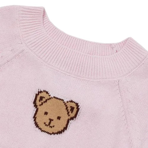 Girls Short Sleeve Fitted Sweater