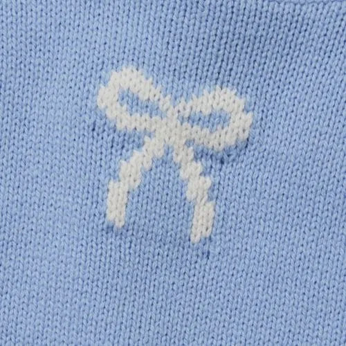 Girls Short Sleeve Fitted Sweater