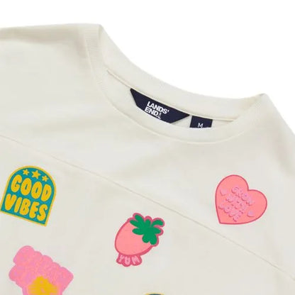 Girls Long Sleeve Varisty Top