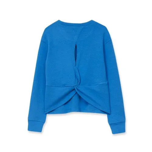 Girls Long Sleeve Twist Back Active Top