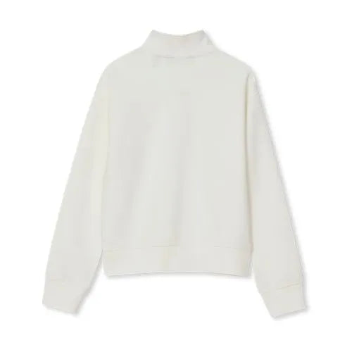 Girls Long Sleeve Double Knit Quarter Zip