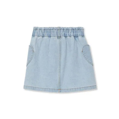 Girls Denim Skirt with Pockets