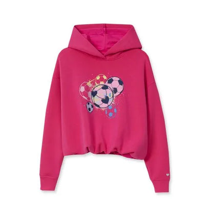 Girls Long Sleeve Bubble Active Hoodie