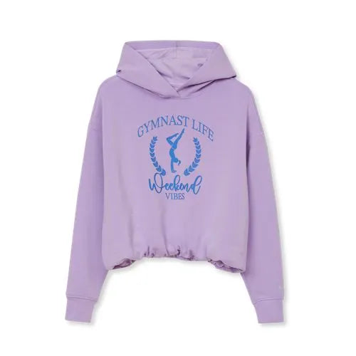 Girls Long Sleeve Bubble Active Hoodie