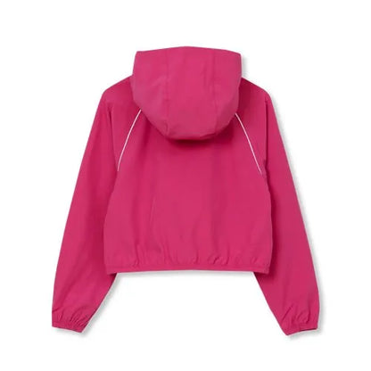 Girls Active Long Sleeve Hooded Track Jacket
