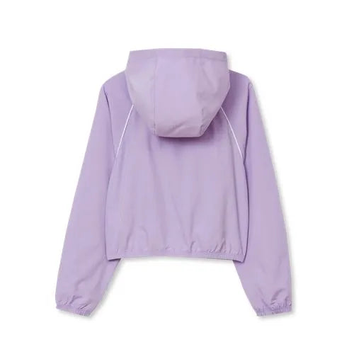 Girls Active Long Sleeve Hooded Track Jacket