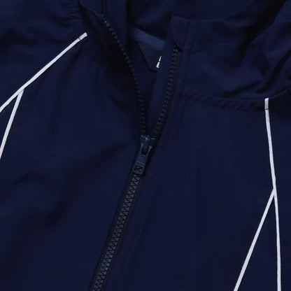 Girls Active Long Sleeve Hooded Track Jacket