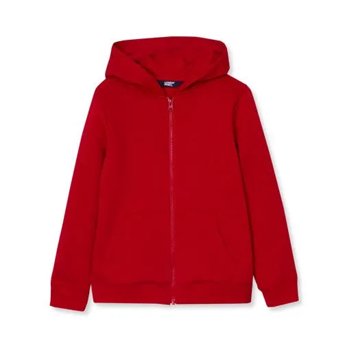 Kids Solid Fleece Zip Hoodie