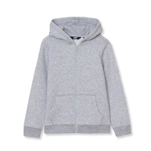 Kids Solid Fleece Zip Hoodie