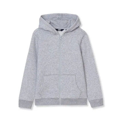 Kids Solid Fleece Zip Hoodie