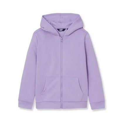 Kids Solid Fleece Zip Hoodie