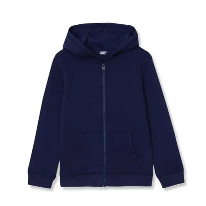Kids Solid Fleece Zip Hoodie